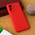 Silikonska maska / futrola Teracell Giulietta za Xiaomi Redmi Note 12S (EU) mat crvena.