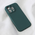 Maska / futrola Teracell Soft Velvet za iPhone 14 Pro tamno zelena.