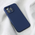 Maska / futrola Teracell Soft Velvet za iPhone 13 Pro tamno plava.
