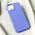 Maska / futrola Teracell Soft Velvet za iPhone 15 ljubicasta.