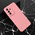 Silikonska maska / futrola Teracell Giulietta za Samsung A566 Galaxy A56 5G mat tamno roze.