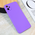 Silikonska maska / futrola Teracell Giulietta za Samsung A055 Galaxy A05 mat ljubicasta.