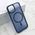 Maska / futrola SILKY MAGSAFE II za iPhone 14 (6.1) plava (MS).