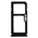 Drzac SIM+Micro SD kartice za Nokia 8 crni.