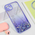 Maska / futrola Frame Glitter za iPhone 15 Plus ljubicasta.