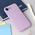 Silikonska maska / futrola Teracell Giulietta Magsafe za iPhone 16e 6.1 ljubicasta.
