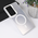 Maska / futrola Magsafe providna za Samsung S938 Galaxy S25 Ultra 5G srebrna.