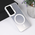 Maska / futrola Magsafe providna za Samsung S931 Galaxy S25 5G srebrna.