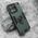 Maska / futrola Square ring za Huawei Honor X7c/Honor 200 Smart zelena (MS).