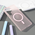 Maska / futrola Magsafe mat PC za Samsung S938 Galaxy S25 Ultra roze.