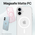 Maska / futrola Magsafe mat PC za Samsung A556 Galaxy A55 5G roze.