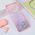 Maska / futrola Frame Glitter za Xiaomi Redmi A3 roze.