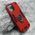 Maska / futrola Square Ring za iPhone 15 crvena (MS).