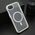 Maska / futrola CRYSTAL MagSafe za iPhone 16e bela (MS).
