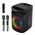 Zvucnik bluetooth BKK XC6200B sa dva mikrofona crni (MS).