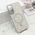 Futrole GLAM GLOW MagSafe za Samsung S937 Galaxy S25 Edge 5G siva (MS).