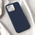 Maska / futrola Teracell Soft Velvet za iPhone 15 Pro Max 6.7 tamno plava.