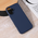 Silikonska maska / futrola Teracell Giulietta za iPhone 16 6.1 mat tamno plava.