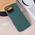 Silikonska maska / futrola Teracell Giulietta za iPhone 16 Pro Max 6.9 mat zelena.