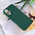 Maska / futrola Teracell Soft Velvet za iPhone 16 6.1 tamno zelena.
