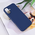 Maska / futrola Teracell Soft Velvet za iPhone 16 Plus 6.7 tamno plava.