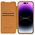 Maska / futrola Nillkin Qin Prop za iPhone 16 6.1 braon.