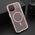 Maska / futrola CRYSTAL MagSafe za iPhone 15 roze (MS).