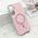 Futrole GLAM GLOW MagSafe za Samsung A366 Galaxy A36 5G roze (MS).