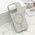 Futrole GLAM GLOW MagSafe za iPhone 16 Pro (6.3) srebrna (MS).
