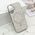 Futrole GLAM GLOW MagSafe za iPhone 16 (6.1) srebrna (MS).