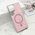 Futrole GLAM GLOW MagSafe za Samsung S928 Galaxy S24 Ultra 5G roze (MS).