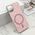 Futrole GLAM GLOW MagSafe za iPhone 11 (6.1) roze (MS).