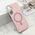 Futrole GLAM GLOW MagSafe za Samsung A166 Galaxy A16 5G roze (MS).