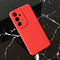 Silikonska maska / futrola Teracell Giulietta za Samsung S931 Galaxy S25 mat crvena.