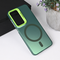 Maska / futrola Magsafe providna za Samsung S931 Galaxy S25 zelena.