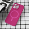 Maska / futrola Magsafe Pure color za iPhone 16 Pro tamno pink.