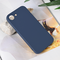 Maska / futrola Teracell Soft Velvet za iPhone 16e 6.1 tamno plava.