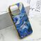 Maska / futrola MARBLE za iPhone 15 Pro (6.1) plava (MS).