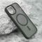 Maska / futrola RUGGED MagSafe za iPhone 15 tamno zelena (MS).