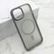 Maska / futrola SILKY MAGSAFE II za iPhone 15 siva (MS).