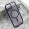 Maska / futrola SILKY MAGSAFE mat za iPhone 15 ljubicasta (MS).