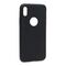 Maska / futrola ultra tanka KOLOR za Iphone XS crna (MS).