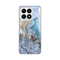 Silikonska maska / futrola print za Huawei Honor X8a Blue Gold Marble.