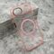 Maska / futrola COLOR RING MagSafe za iPhone 17 Air roze (MS).