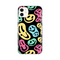 Silikonska maska / futrola print za iPhone 11 6.1 crni Color Smiles.