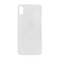 Poklopac za Iphone XS beli sa vecom rupom za okular kamere (NO LOGO).