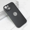 Maska / futrola Carbon fiber za iPhone 15 crna (sa otvorom za logo).