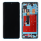 LCD displej za Huawei P30 PRO + touchscreen crni + frame Aurora Blue OEM.