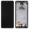 LCD displej za Samsung A725 Galaxy A72 4G + touchscreen + frame crni OLED.