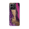 Silikonska maska / futrola print za Huawei Honor X6b Purple Gold Marble.